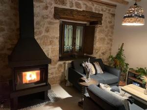 Posezení v ubytování Hotel Rural El Cedro