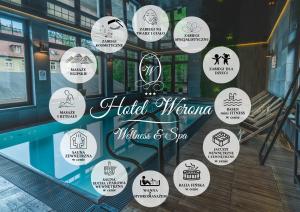 Bazén v ubytovaní Medical Wellness & SPA Werona alebo v jeho blízkosti