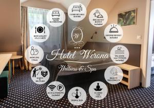 Certifikát, ocenenie alebo iný dokument vystavený v ubytovaní Medical Wellness & SPA Werona