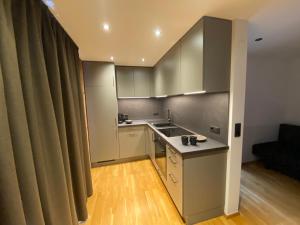 Køkken eller tekøkken på Ferienhaus Edith