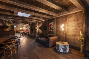 Posezení v ubytování Hotel Restaurant Bänklialp