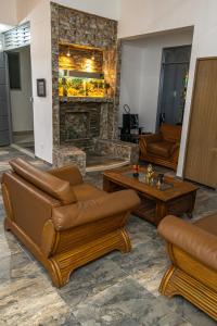 Istumisnurk majutusasutuses Hotel Maranta