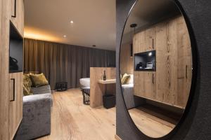 Koupelna v ubytování DOLOMITI EXCLUSIVE YOUR MOUNTAIN SUITE