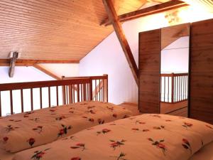 Postel nebo postele na pokoji v ubytování Hof am Meer "Seeigel"