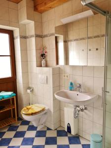 Koupelna v ubytování Hof am Meer "Seeigel"