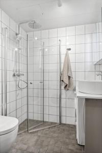 A bathroom at Leilighet i Stavanger