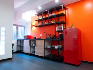 A kitchen or kitchenette at Blocco Sauli