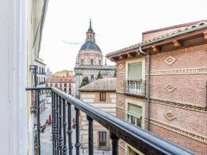 a view of a city from a balcony at apartamento cava baja in Madrid