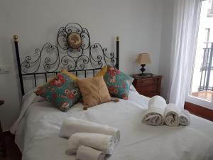 Säng eller sängar i ett rum på Casa Rural Maestre