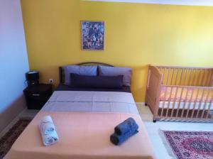 Postel nebo postele na pokoji v ubytování House GabriDora