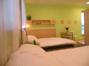 Posteľ alebo postele v izbe v ubytovaní Standard Delegacyjny Bed & Breakfast