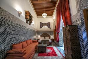 Posezení v ubytování Riad La Perle De La Médina