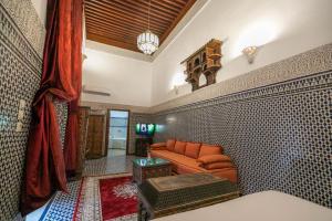 Posezení v ubytování Riad La Perle De La Médina