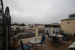 Balkón nebo terasa v ubytování Riad La Perle De La Médina