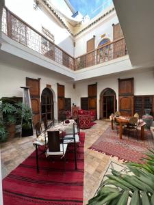 Posezení v ubytování Riad Villa El Arsa