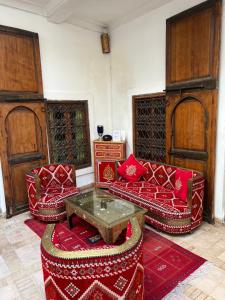Posezení v ubytování Riad Villa El Arsa