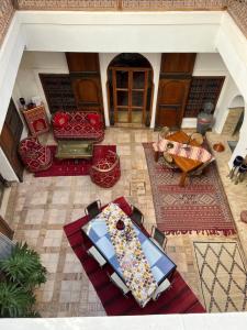 Posezení v ubytování Riad Villa El Arsa