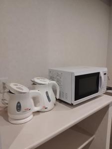 Kuchyň nebo kuchyňský kout v ubytování Hotel PRELE