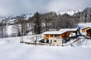 Alpenchalet zurHinterochsenweide SKI IN & SKI OUT durante el invierno