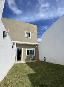 Bygningen som feriehuset ligger i