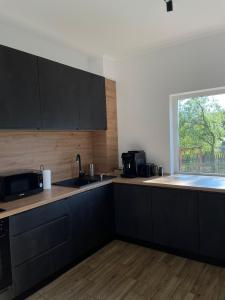 Kuchyň nebo kuchyňský kout v ubytování Private Chalet