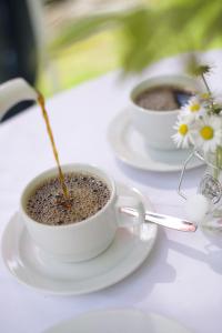 Set per la preparazione di tè e caffè presso Toftastrand Hotell