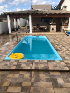 Bazén v ubytování Piscina, sítio, chácara, churrasqueira nebo v jeho okolí + 14 fotografií