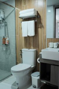 Koupelna v ubytování The One ChiangMai Condo