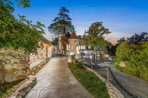 a stone path in front of a house at The Magic Castle Unit 1 -Six Flags Universal LAX in Santa Clarita