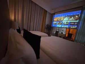 Televisyen dan/atau pusat hiburan di 林涧小栈Linger house