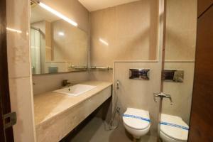 Vannituba majutusasutuses Hotel High Point