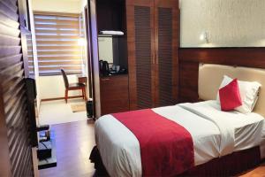 Voodi või voodid majutusasutuse Hotel High Point toas