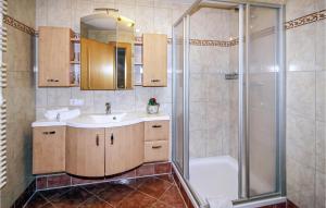 Kúpeľňa v ubytovaní Wunderschoenes Ferienhaus