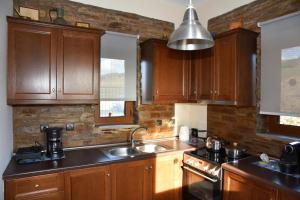 Kjøkken eller kjøkkenkrok på Andros Country Residence