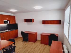 Kuchyň nebo kuchyňský kout v ubytování Hostel Blanice