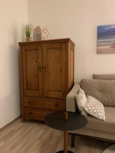 Posezení v ubytování Ferienwohnung Leevke