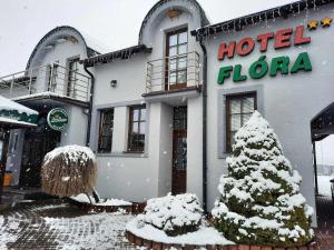 Hotel Flora v zimě