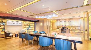 Posezení v ubytování Atour Hotel Weihai City Center
