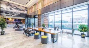 Area soggiorno di Atour Hotel (Shanghai International Tourism and Resorts Zone XiuYan Road)