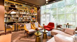 Posezení v ubytování Atour Hotel Headquarter Base Beijing