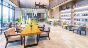 Area soggiorno di Atour Hotel (Shanghai International Tourism and Resorts Zone XiuYan Road)