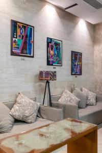 Posezení v ubytování Iveria Inn Hotel