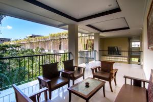 Balkón nebo terasa v ubytování Champlung Mas Hotel Legian
