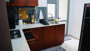 Kitchen o kitchenette sa Coco Nest Colombo Sri Lanka