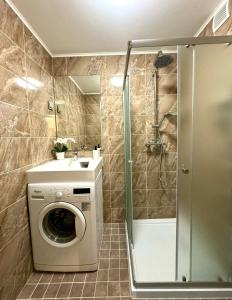 Koupelna v ubytování Modi Line Apartments Valga