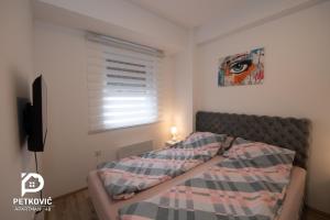 Postel nebo postele na pokoji v ubytování Petković apartmani 48