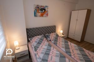 Postel nebo postele na pokoji v ubytování Petković apartmani 48