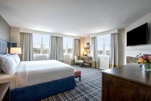 Hotel Gettysburg客房内的一张或多张床位