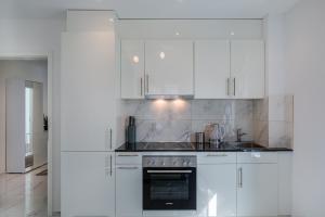 Cucina o angolo cottura di Ferienwohnungen mit Gratis Parkplatz Eichen