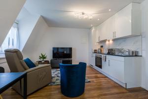 Cucina o angolo cottura di Ferienwohnungen mit Gratis Parkplatz Eichen